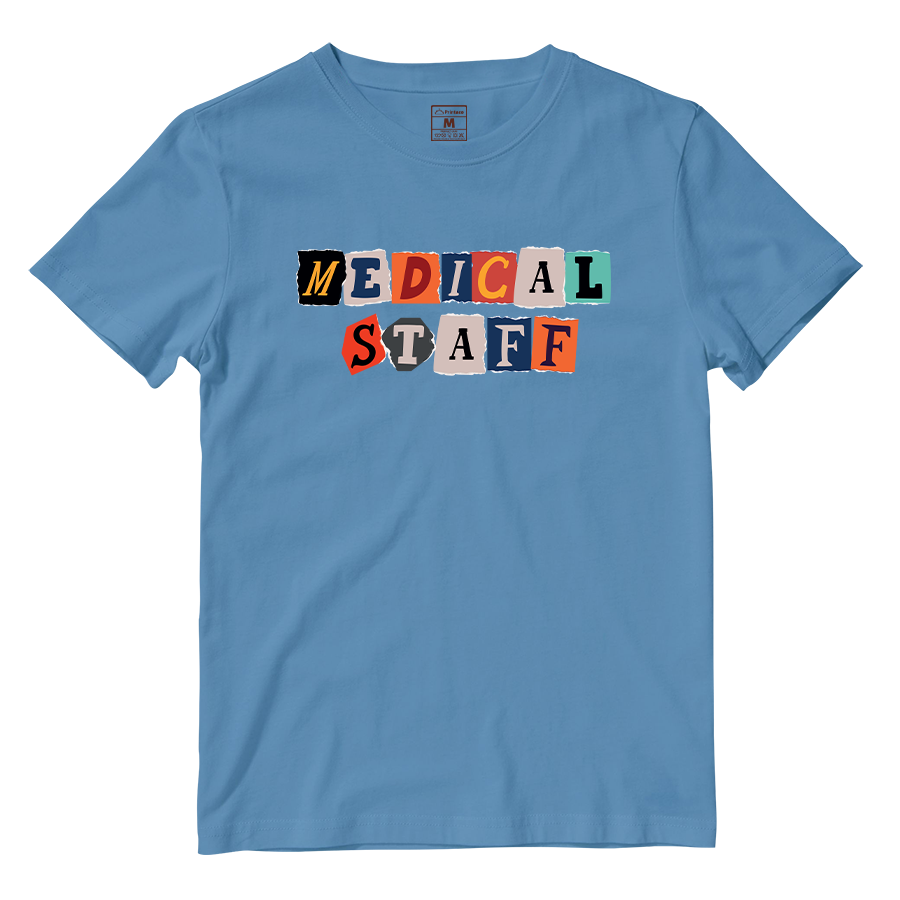 Cotton Shirt: Medical Staff Note Alphabet