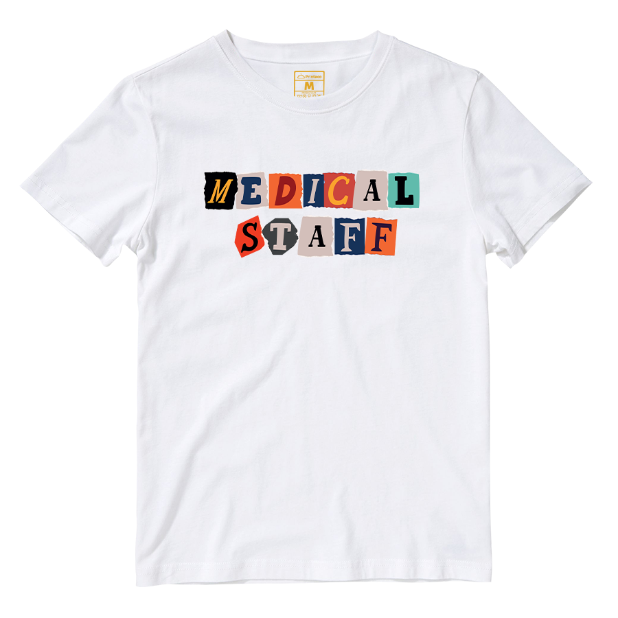 Cotton Shirt: Medical Staff Note Alphabet