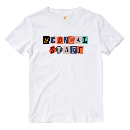 Cotton Shirt: Medical Staff Note Alphabet