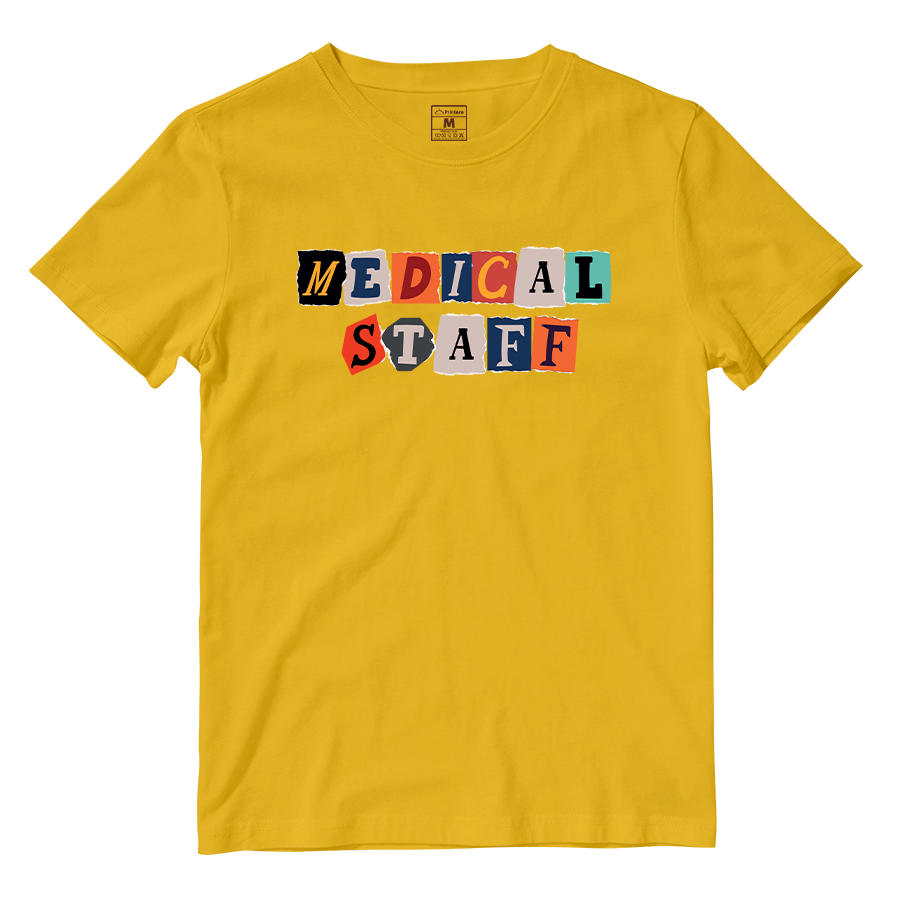 Cotton Shirt: Medical Staff Note Alphabet