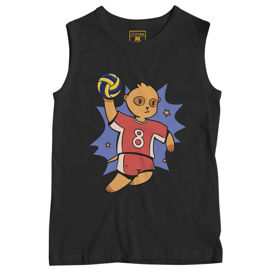 Sleeveless Drifit Shirt: Meerkat Volleyball