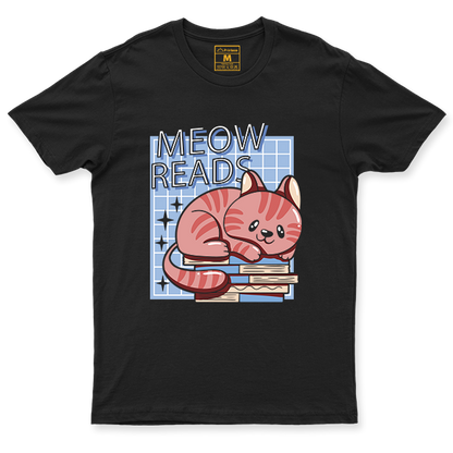 C. Spandex Shirt: Meow Reads