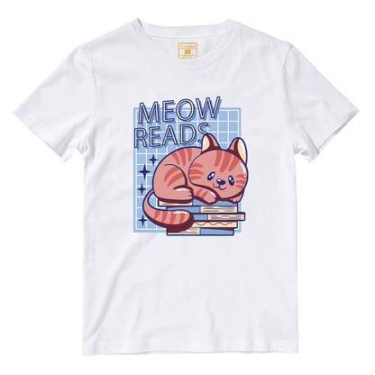 Cotton Shirt: Meow Reads