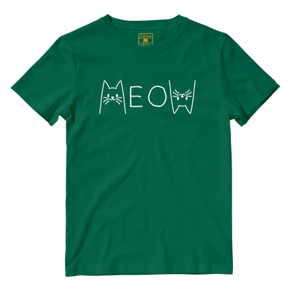 Cotton Shirt: Meow