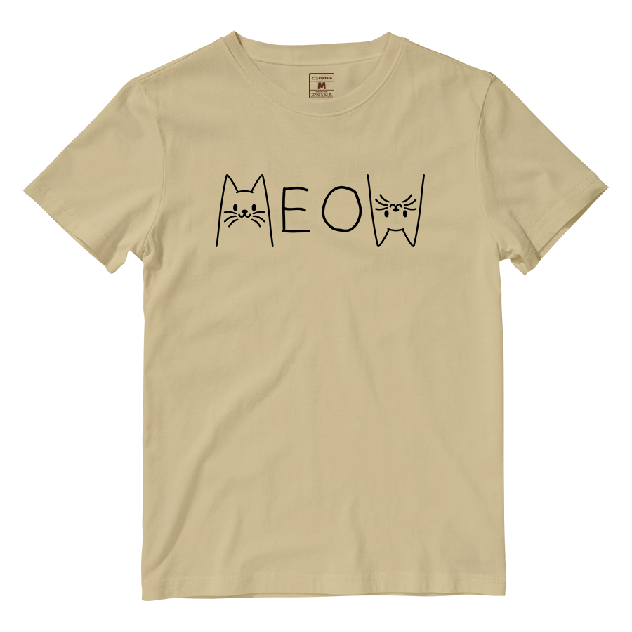 Cotton Shirt: Meow