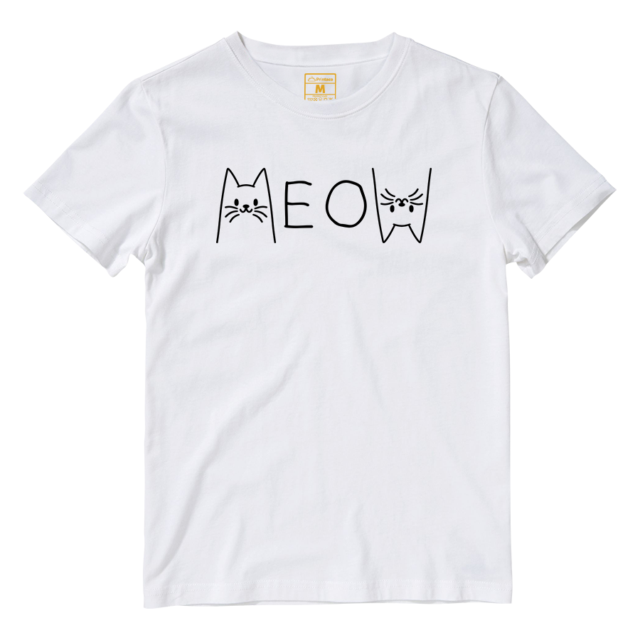 Cotton Shirt: Meow