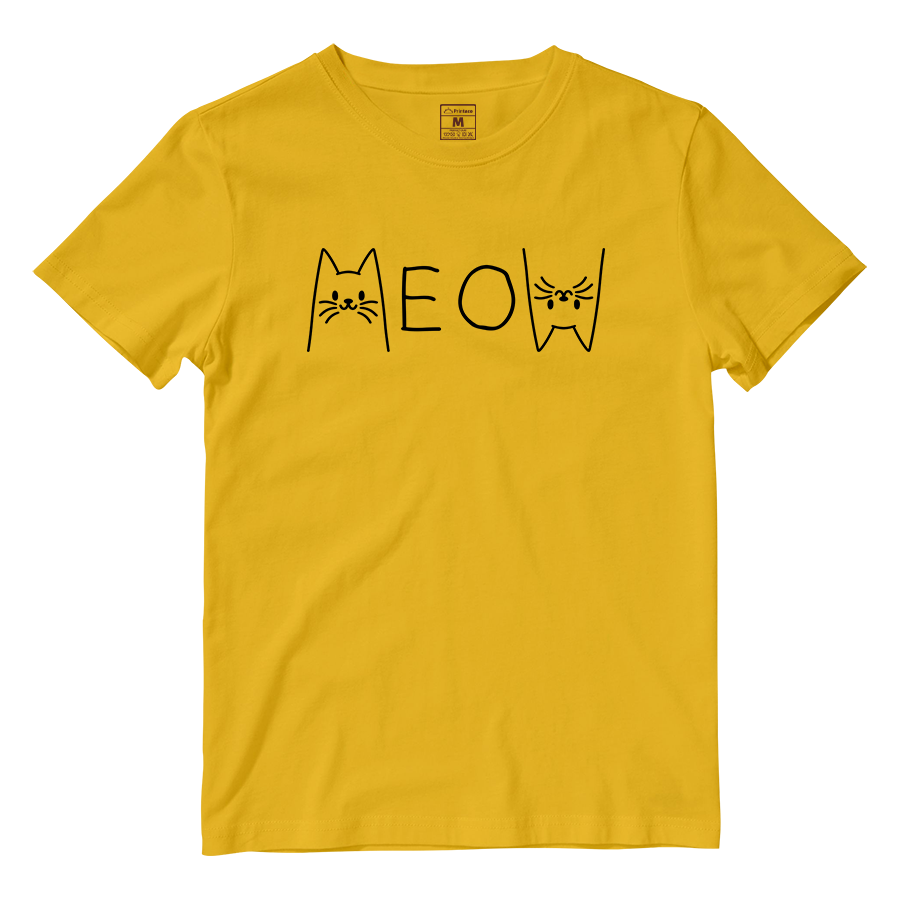 Cotton Shirt: Meow