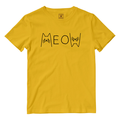 Cotton Shirt: Meow