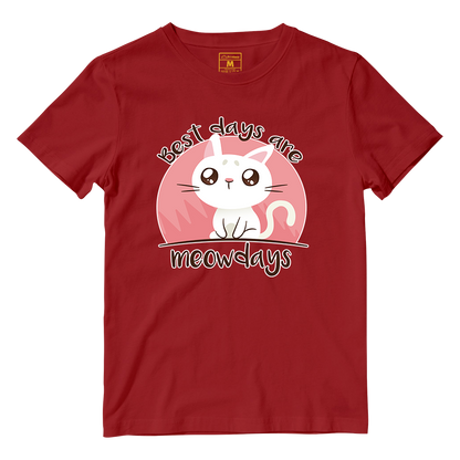 Cotton Shirt: Meowdays