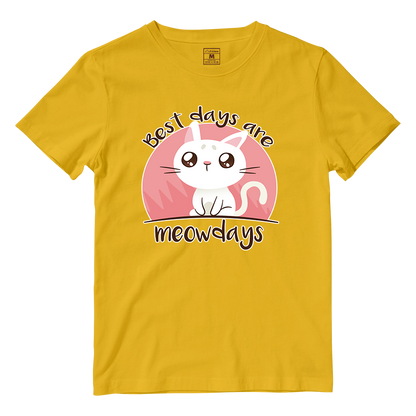 Cotton Shirt: Meowdays