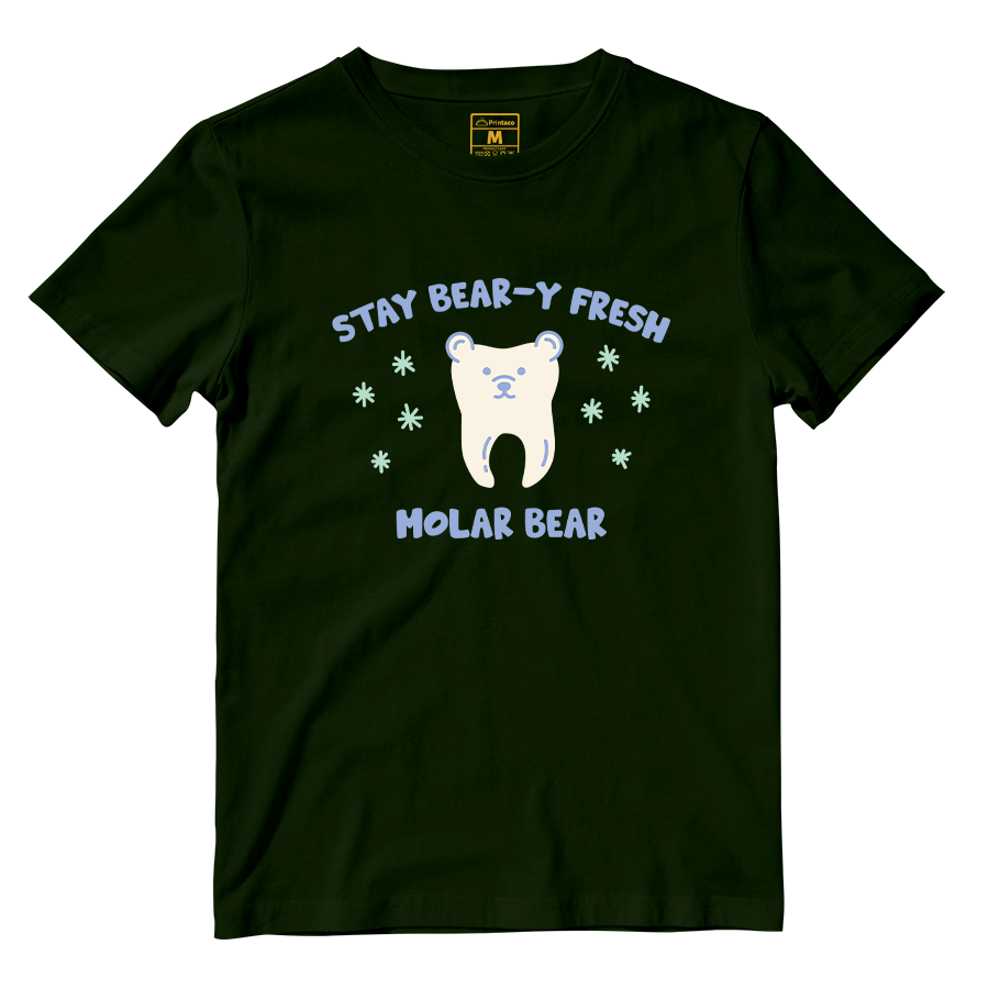 Cotton Shirt: Molar Bear