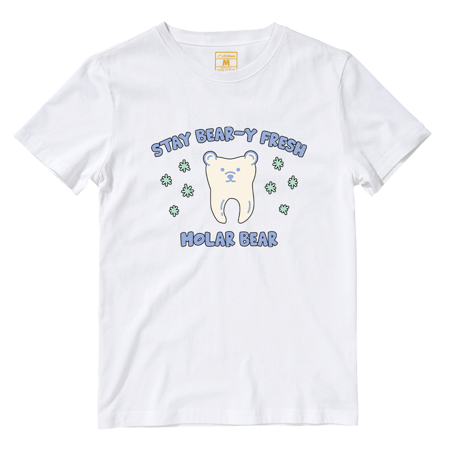 Cotton Shirt: Molar Bear