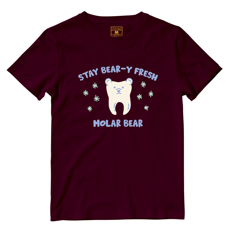 Cotton Shirt: Molar Bear