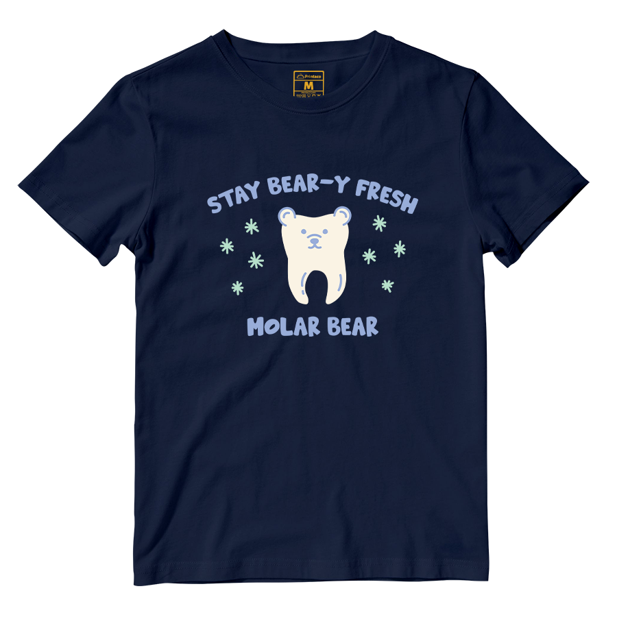 Cotton Shirt: Molar Bear