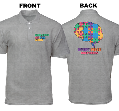 Cotton Polo Shirt: Molders of The Mind (Front and Back)