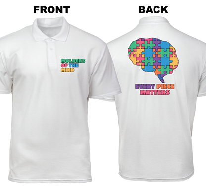 Cotton Polo Shirt: Molders of The Mind (Front and Back)