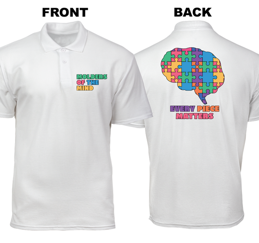 Cotton Polo Shirt: Molders of The Mind (Front and Back)