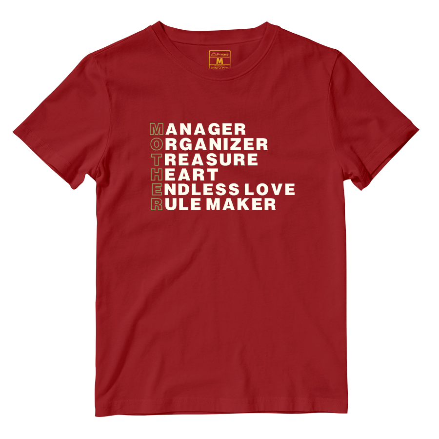 Cotton Shirt: Mother Acronym
