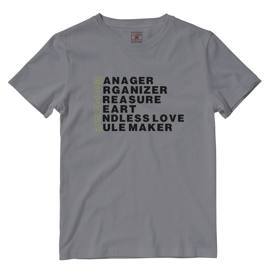 Cotton Shirt: Mother Acronym