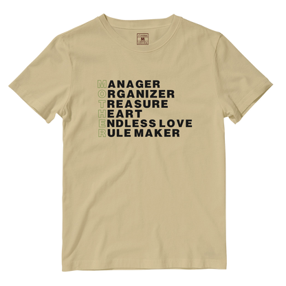 Cotton Shirt: Mother Acronym