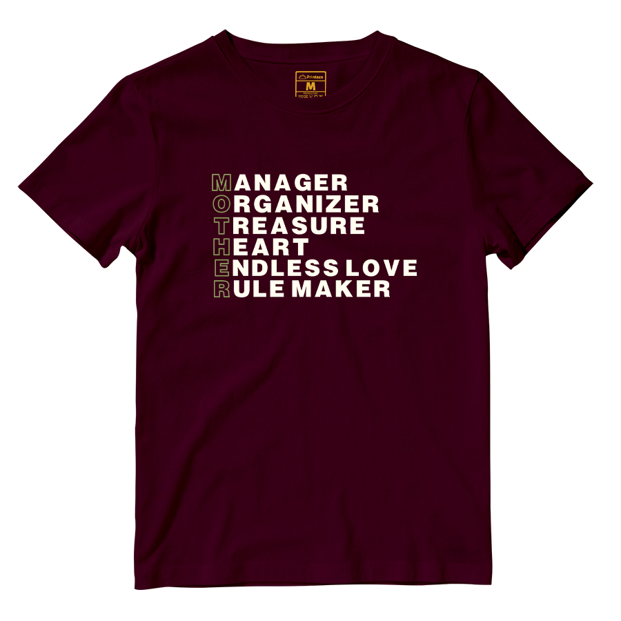 Cotton Shirt: Mother Acronym
