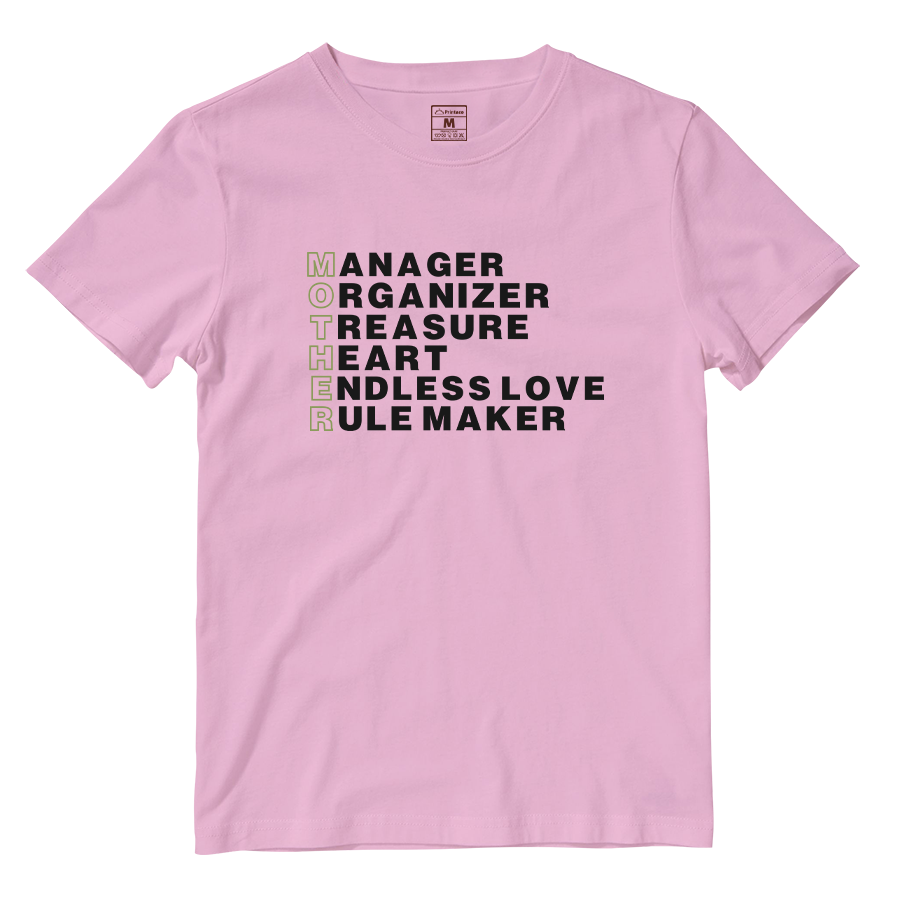 Cotton Shirt: Mother Acronym