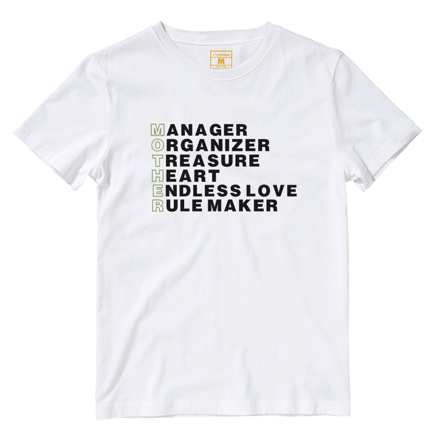Cotton Shirt: Mother Acronym