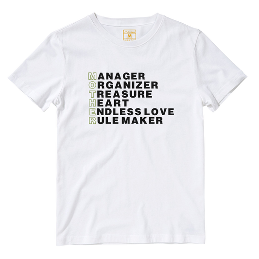 Cotton Shirt: Mother Acronym