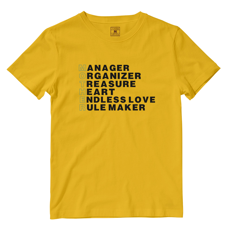 Cotton Shirt: Mother Acronym