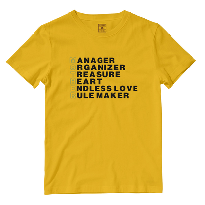 Cotton Shirt: Mother Acronym