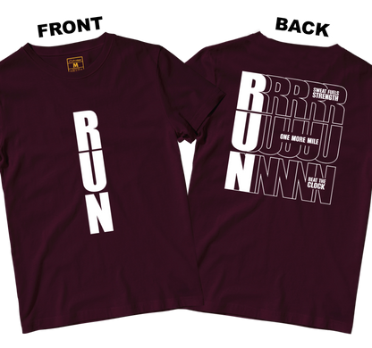 Drifit Shirt: Motivational Run (Front and Back)