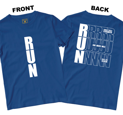Drifit Shirt: Motivational Run (Front and Back)