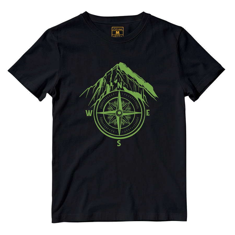 Cotton Shirt: Mountain Compass