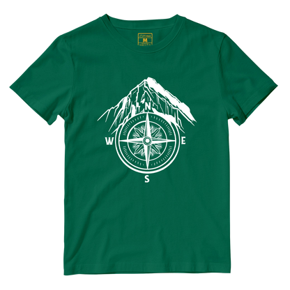 Cotton Shirt: Mountain Compass