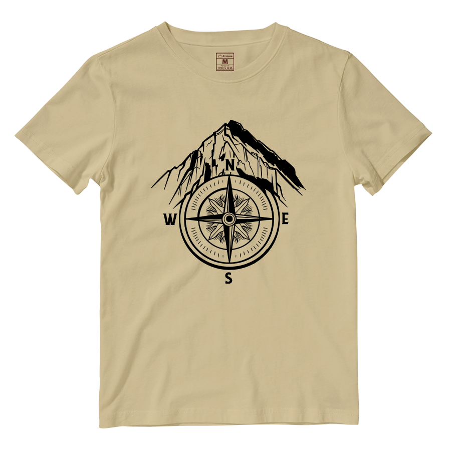 Cotton Shirt: Mountain Compass