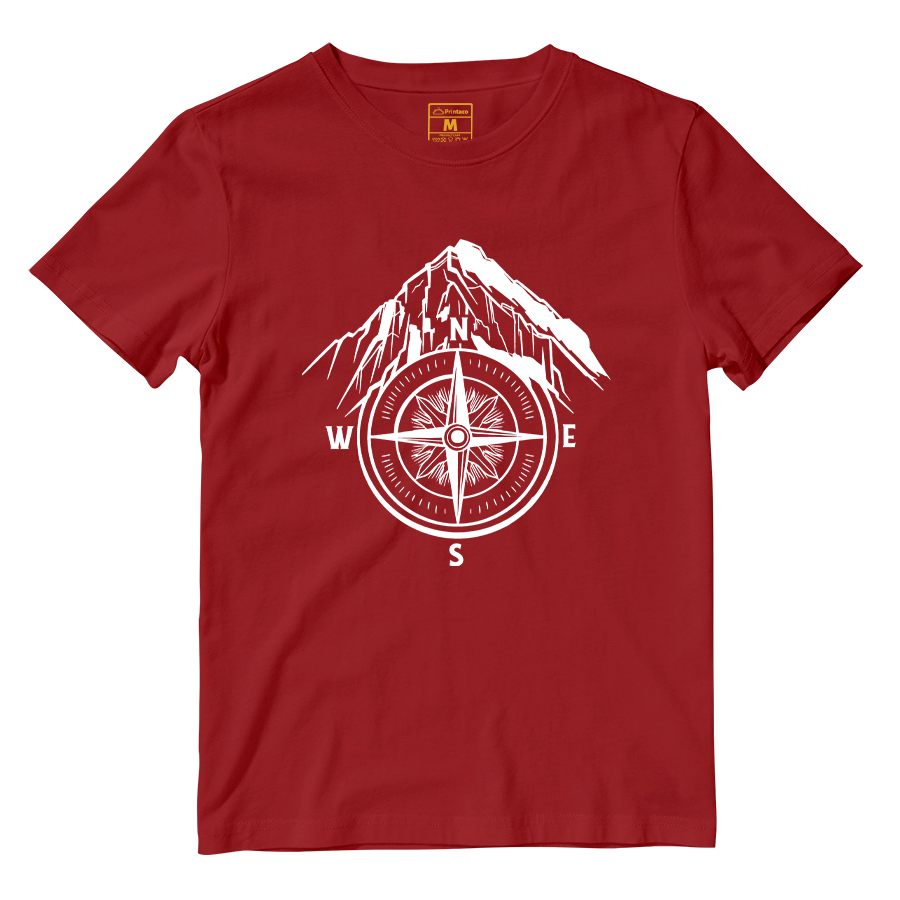 Cotton Shirt: Mountain Compass