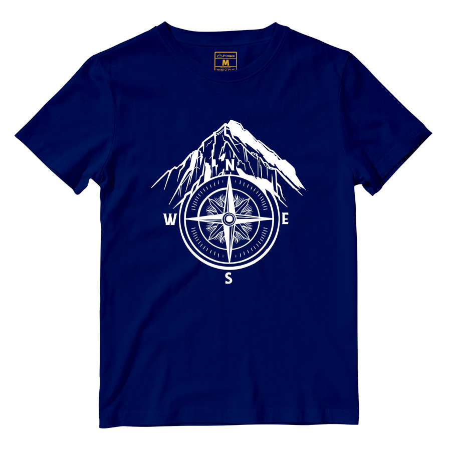 Cotton Shirt: Mountain Compass