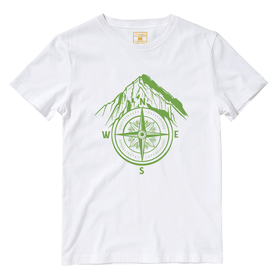 Cotton Shirt: Mountain Compass