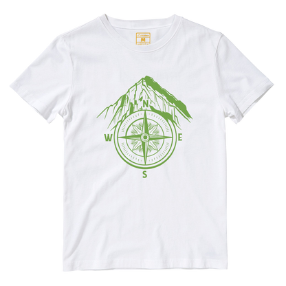 Cotton Shirt: Mountain Compass