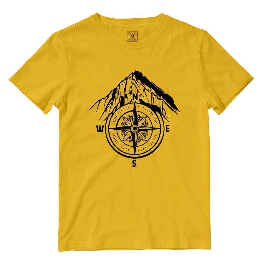 Cotton Shirt: Mountain Compass