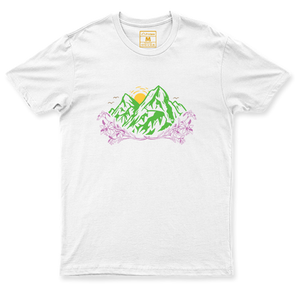 Drifit Shirt: Mountain Flowers