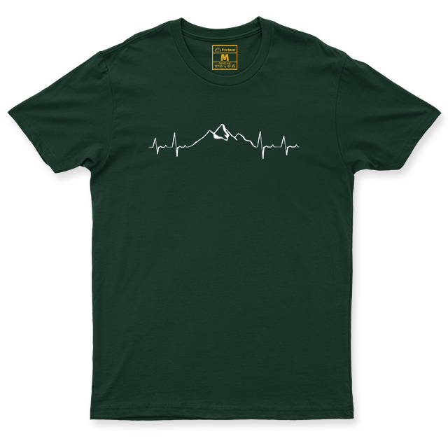 Drifit Shirt: Mountain Heartbeat