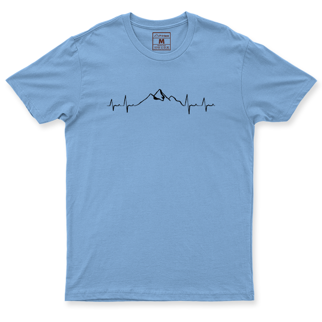 Drifit Shirt: Mountain Heartbeat