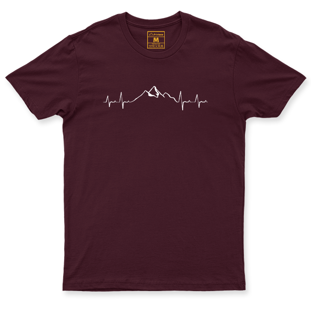 Drifit Shirt: Mountain Heartbeat