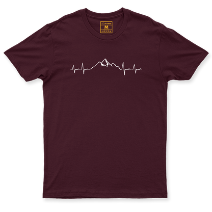 Drifit Shirt: Mountain Heartbeat