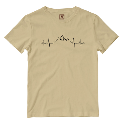 Cotton Shirt: Mountain Heartbeat