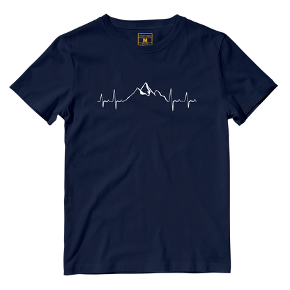 Cotton Shirt: Mountain Heartbeat