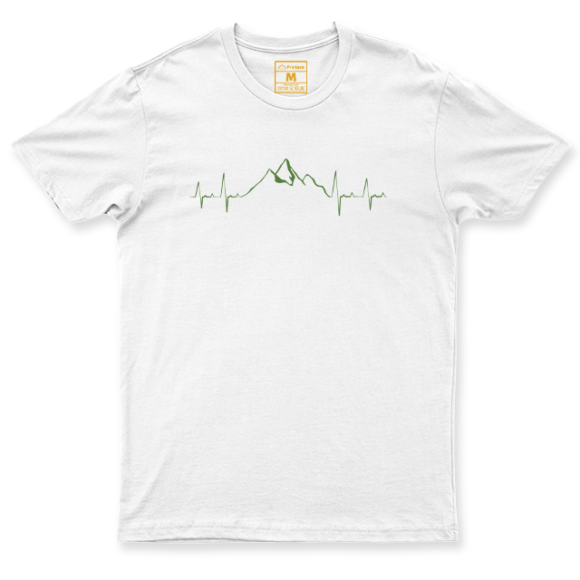 Drifit Shirt: Mountain Heartbeat