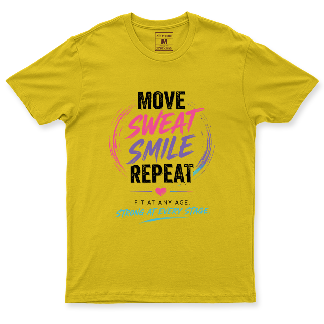 Drifit Shirt: Move Sweat Repeat