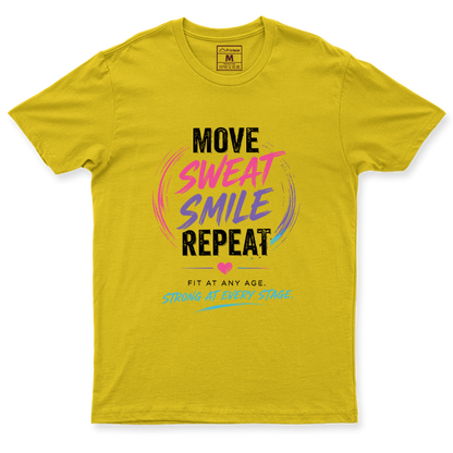 Drifit Shirt: Move Sweat Repeat